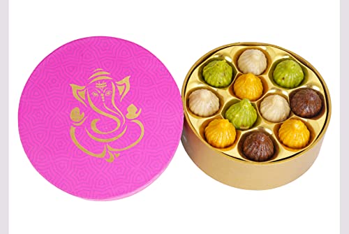 Ghasitaram Gifts Ganesha Chaturthi Gifts Ganpati Box of Pure Kjau...