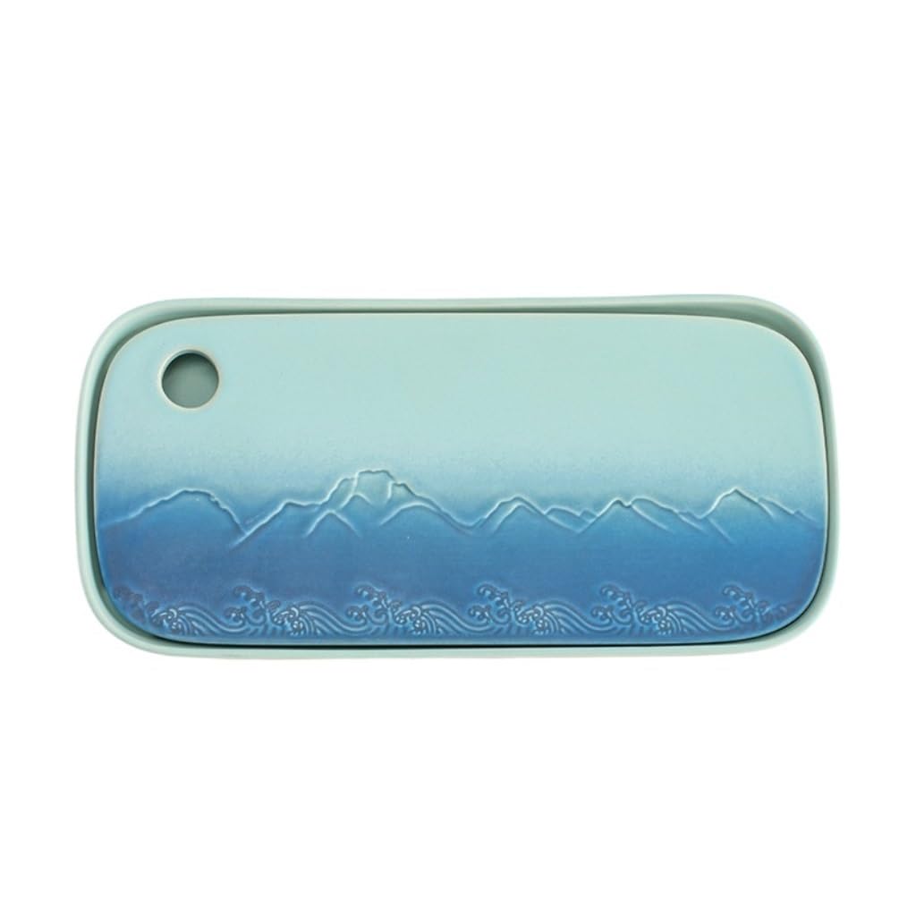 GTHTUHFD Kung Fu Tea Tray Ceramic Rectangular Tea Tray Water Storage Dry Bubble Tray Office Tea Set Home Simple Decoration Tea Room Tray