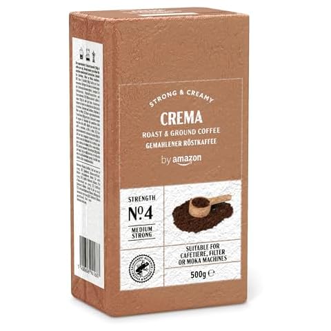 by Amazon Ground Coffee Espresso Crema 500g Cover