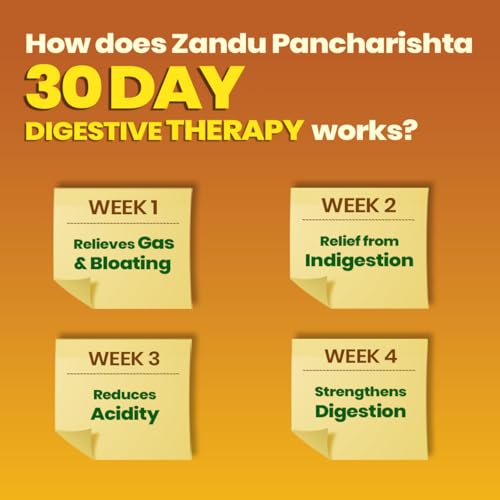 Image of Zandu Pancharishta Ayurvedic Digestive Tonic | Suitable for Diabetics | 650ML | Relief from Regular Gas, Bloating, Acidity & Indigestion From the Root