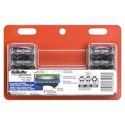Gillette Fusion5 ProGlide Razor for Men, 12 Blade Refills with Precision Trimmer - image 9
