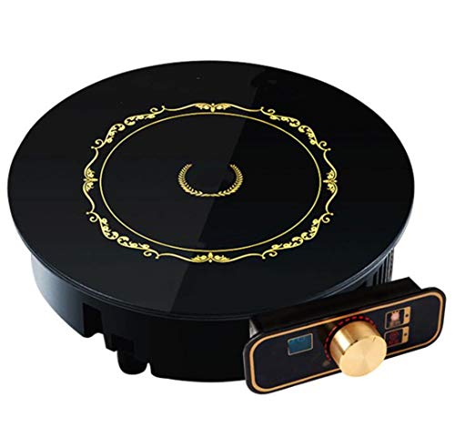 XGHW Table de Cuisson à Induction Table de Cuisson Smart Touch Electric Portable Unique électrique cuisinière Plaque chauffante Plaque de Cuisson Petits ustensiles de Cuisine Rond Noir