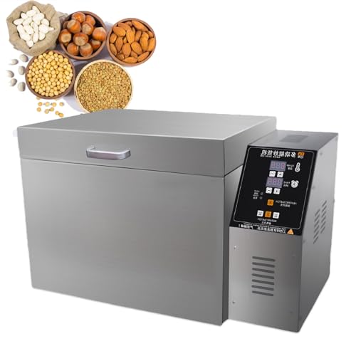 Glowdora Tostatrice Elettrica per Chicchi di caffè, Tostatrice Elettrica in Acciaio Inox per Noci con Tempo E Temperatura Regolabili per Tostare caffè, Castagne Cereali, ECC.,Type10