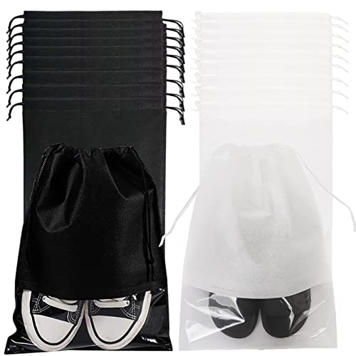 DAWNTREES Schuhtaschen für Reisen, wasserdichte tragbare Organizer Speicher Schuh Tasche hält 3-Paar Schuhe, Reise Zubehör, Aufbewahrungstasche mit Griff Cover