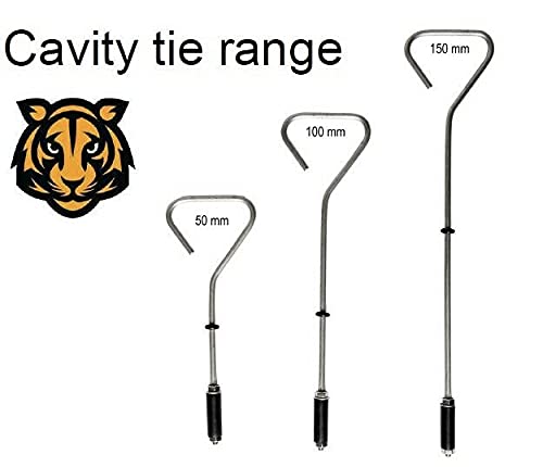 Tiger Universal Wall Ties 150mm - 10 Pack, Use as Cavity Wall Ties Tiger Universal Wall Ties 150mm - 10 Pack, Use as Cavity Wall Ties