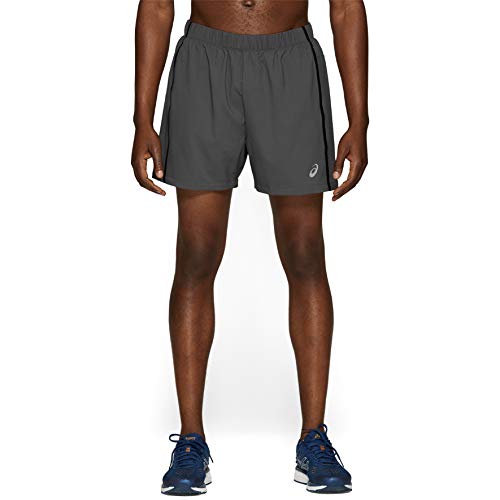 ASICS 5 Inch Mens Running Shorts - Grey