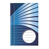 Ideal für Büro oder Schule Stylex 76360 Kladde A6, liniert, blau