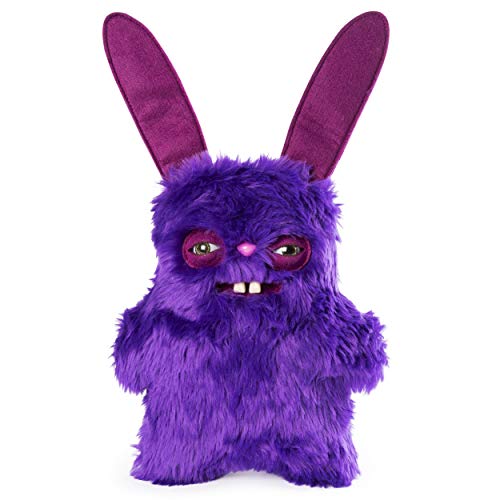 Rabid Rabbit Fuggler Funny Ugly Monster 9" Medium Plush Stuffed Animal Purple Fur