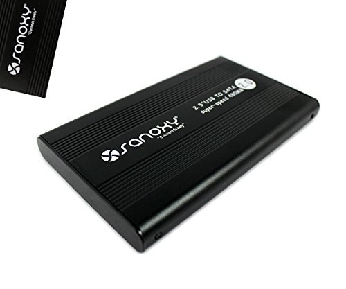 SANOXY Caja Externa HDD SATA 2.5 USB 2.0 Negra miniatura 2