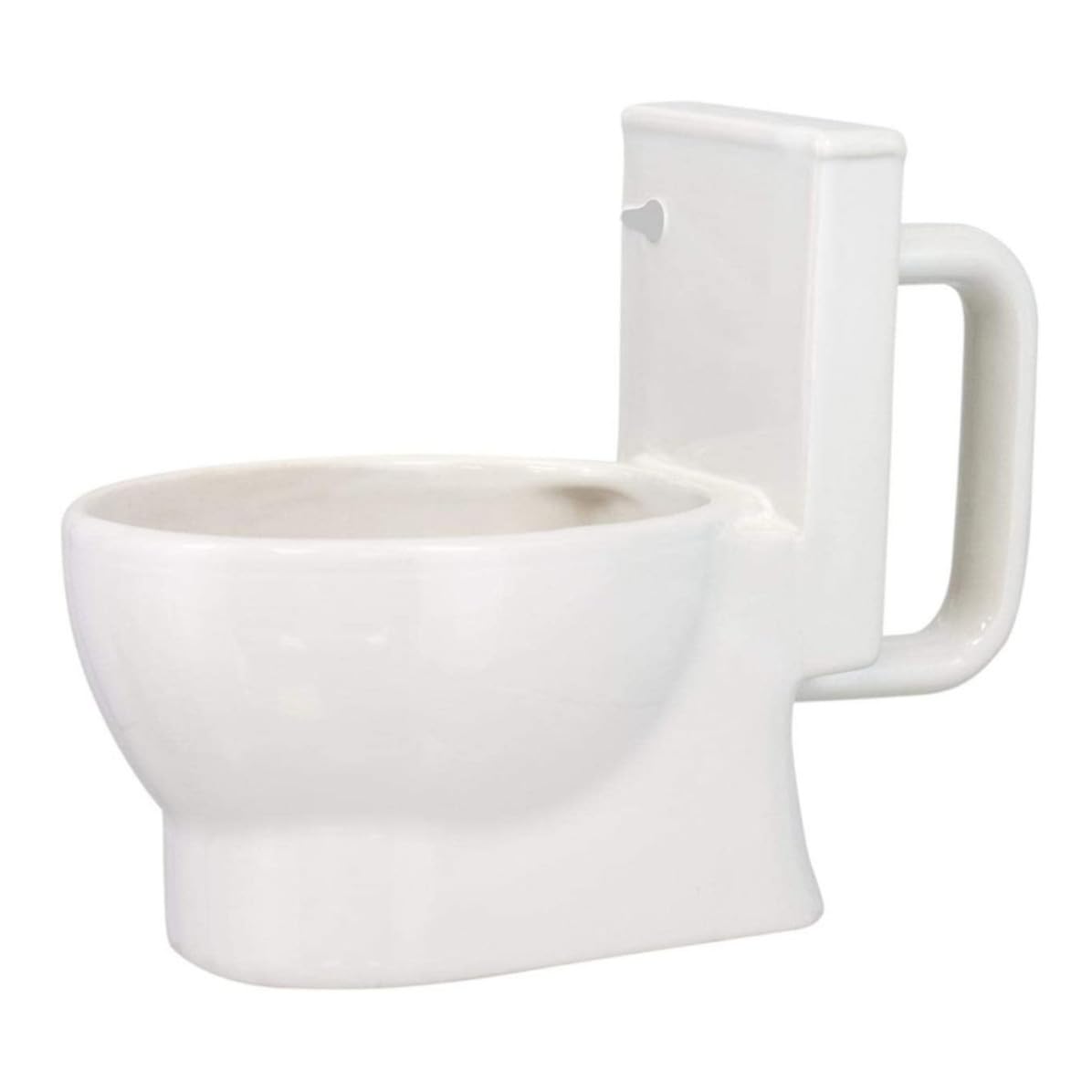 Taza de Cerámica Sorpresa Inodoro LALAFINA Blanco Diseño Divertido