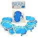 I Heart Guts Bag of Brain Stickers - 15 Brain Stickers - Vinyl Sticker Pack
