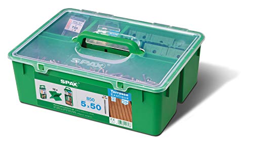 SPAX GREEN Box Terrasse 5 x 50 Profiset Terrasse für 25-28m² – Bild 3