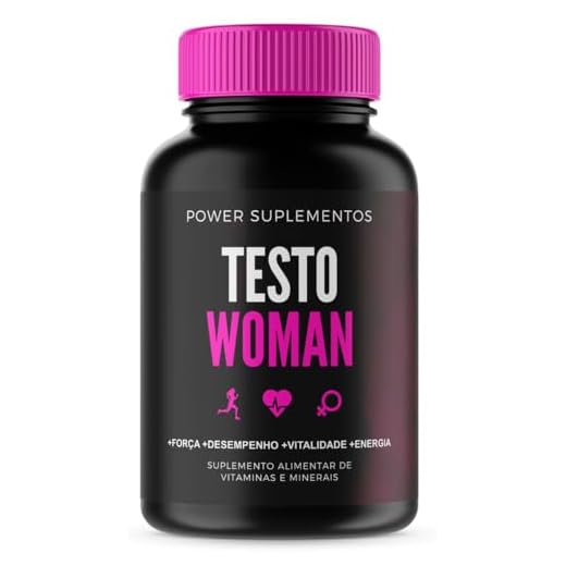 1 Suplemento Feminino Testo Woman Multivitamínico Magnésio + Zinco + Selênio com 60 Cápsulas