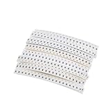 Harrisen 2000 Stück 0805 SMD Widerstände, SMD Chipwiderstände 10Ω bis 910kΩ, Widerstände Kit mit ±5% Toleranz, 80 Werte, je 25 Stück