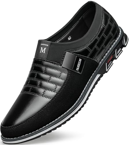 Men's Dress Shoes Comfort Sofft Premium Leather Fashion Casual Loafers Business Office Oxford Working Driving Walking Dress Sneakers Shoe