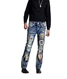 Rock Revival Denny J201 Men's Straight Jeans Medium Blue