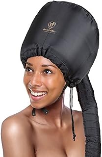 BEAUT'E SEOUL Bonnet Hood Hair Dryer, Drying Cap Hair Steamer, Adjustable Hooded Bonnet for Hand Held Hair Dryer Cap Drying Styling Curling Deep Conditioning - Fits All Head & Hair Sizes