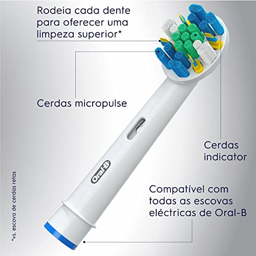Refil Para Escova Elétrica Oral-B Flossaction - 2 Unidades, Oral-B