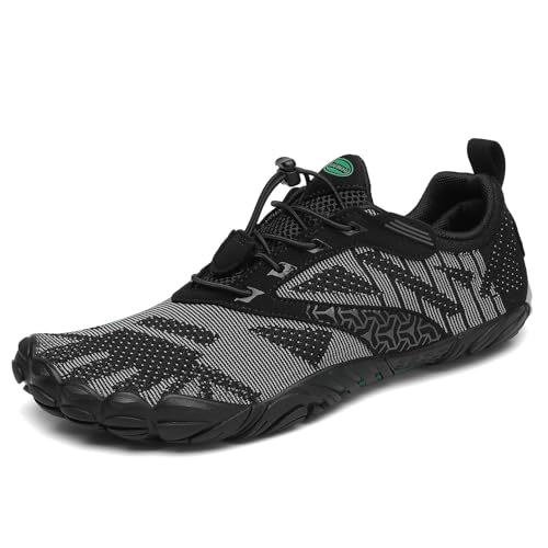 Image of SAGUARO Womens Mens Barefoot Shoes Minimalist Trail Runner Wide Toe Box Zero Drop Outdoor Cross Training Shoe