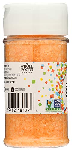 Image of 365 by Whole Foods Market, Orange Colored Sugar, 3.3 Ounce (Pack of 5)