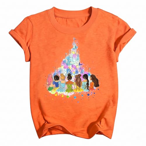 Image of Magical Shirt for Girl: Magic Kingdom Prinecess Tshirt Princess Shirts Youth Girls Cute Family Vacation Trip Tee