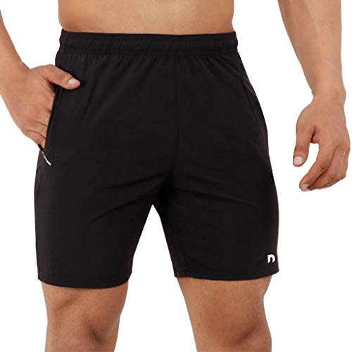 Image of NEVER LOSE Men's Lightweight Performance Training Shorts with Quick-Dry Fabric for Running, Gym and Everyday Workouts