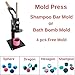 Professional Bath Bomb Press Machine Kit for DIY Crafting - Manual & Heavy Duty Bath Bomb Maker Tool for Handmade Soap & Fizzies, Large Capacity Mold Included