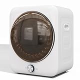 FUNEBIKE Sèche-Linge À Évacuation 3 Kg – Silencieux Et Compact, 8 Programmes + Capteur NTC, Double Filtration Lavable, Installation Murale Ou Pose Libre Pour Appartement, Studio Et Petite Surface