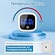Aquarium-Thermometer – Mini Thermometer Aquarium Digital mit Hochpräzisionssensor und Led für Fischbehälter, Süßwasser- und Meerwasser-Aquarien