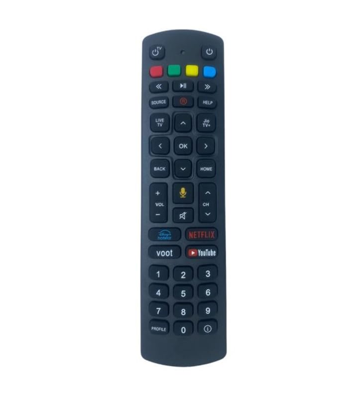 Generic Set Top Box Remote No. 1096 with YouTube Functions Compatible-Replacement for Jio Fiber Set Top Box Remote Control (Black)-PID58185-picture-18