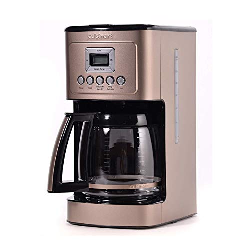 Image of Cuisinart Coffee Maker, 14-Cup Glass Carafe, Fully Automatic for Brew Strength Control & 1-4 Cup Setting, Stainless Steel, DCC-3200UMB, Umber