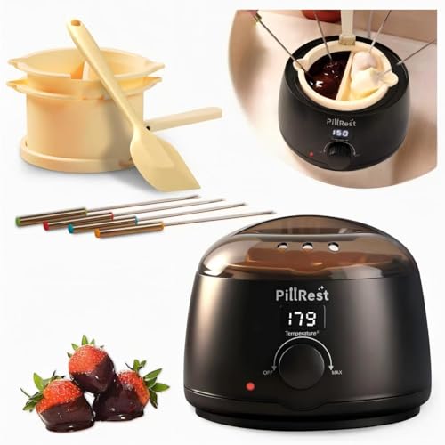 Chocolate Melting Pot, Electric Candy Melter with 2...