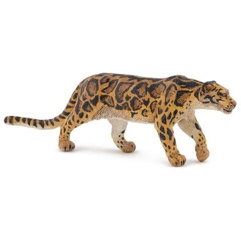 PAPO Hand-Painted Clouded Leopard Figurine Cover