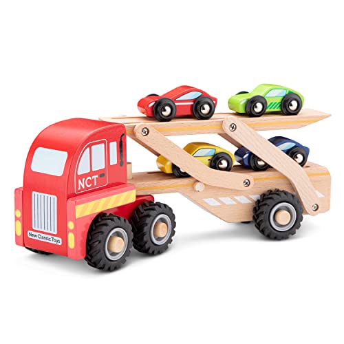 Preisvergleich Produktbild New Classic Toys NCT1960 Autotransporter inklusive 4 Fahrzeugen