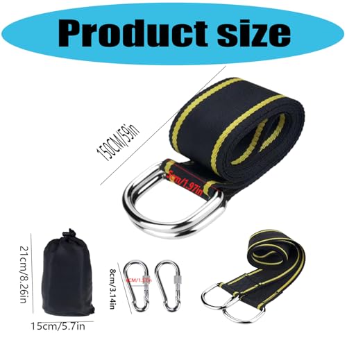 Sangle de balançoire solide et corde en polyester pour fixation de hamac outdoor - 4