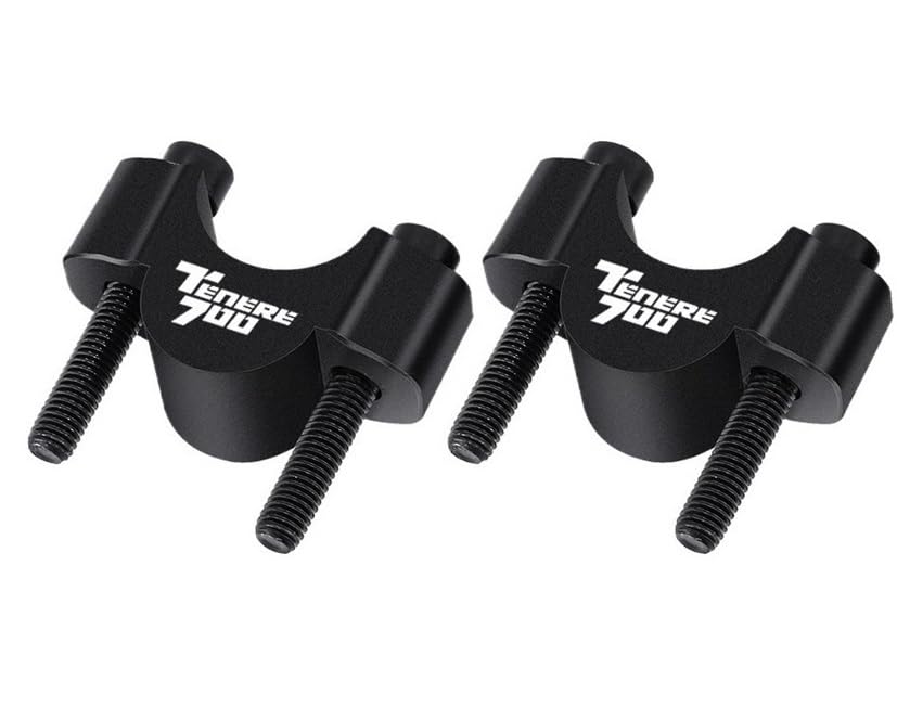Rehausseur guidon moto Tenere 700 rectifiant la posture debout via support rétractable T7