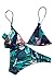 Cupshe Fashion Women's Floral Printing Triangle Splicing Bikini Set