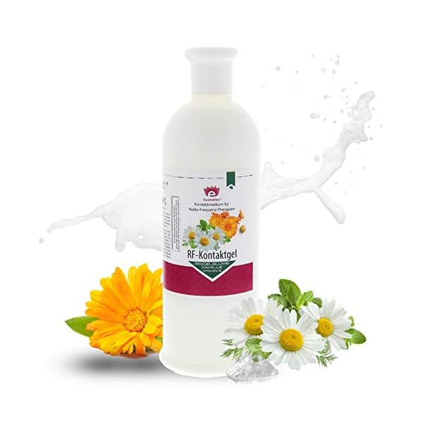 Kosmetex RF-Kontaktgel, Gel für Radio-Frequenz Geräte Meso-Therapie. Mit Kamille, Ringelblume und Vitamin E, 500ml