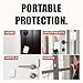Securityman Door Handle Alarm with 130dB Vibration Triggered Portable Door Alarms When Opened - Perfect for Kids, Toddler, Elderly, Hotel, Travel, Bedroom (2 Pack Door Security)