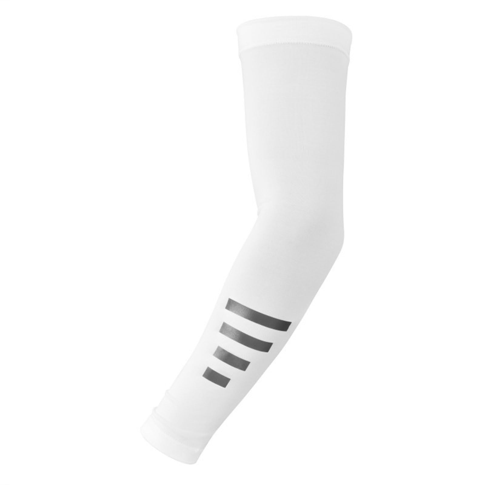 MICFENY Cooling Sun Protections Sleeves Elastic Sports Arm Covers For Cycling Running Night Reflective