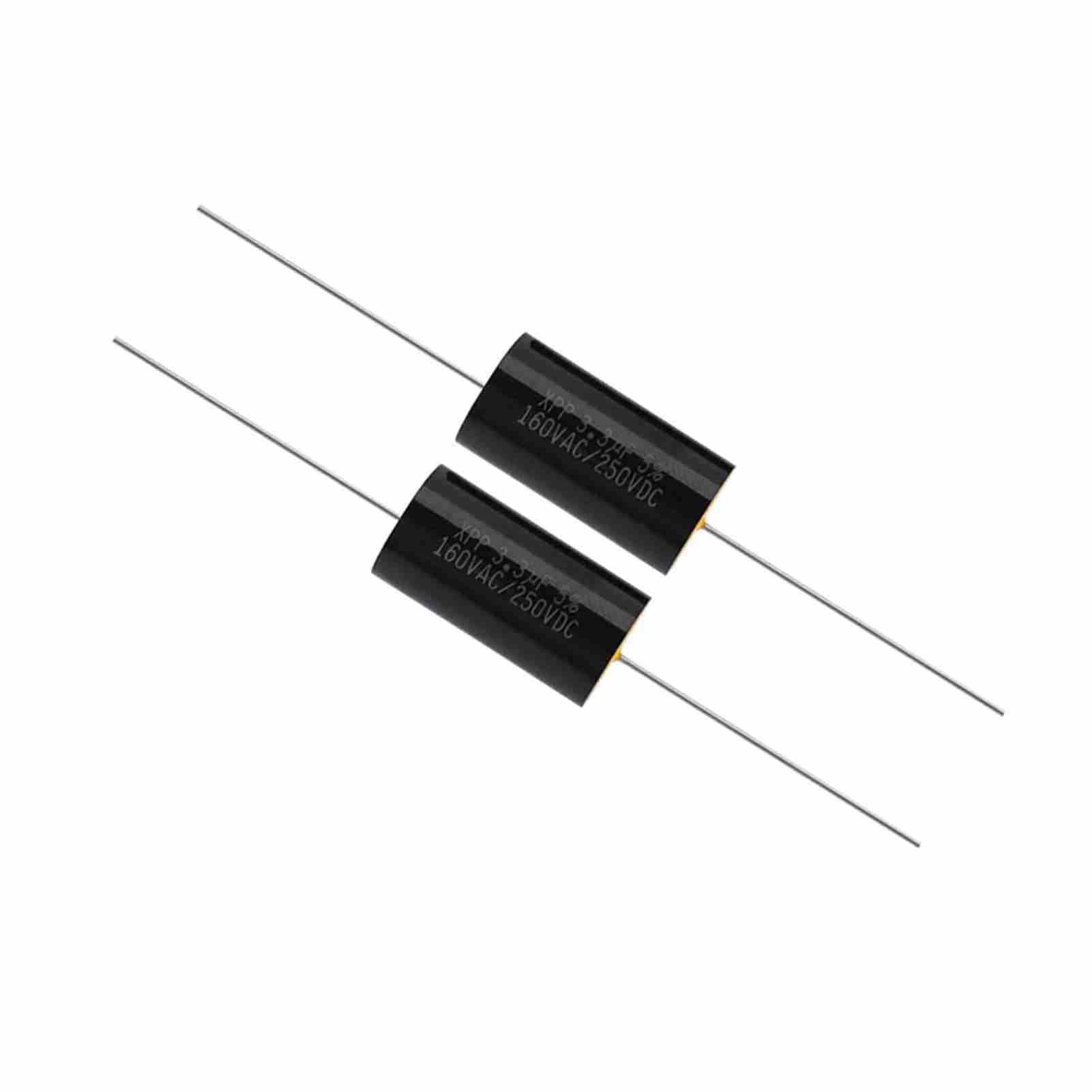 Topiky Distributore di frequenza Filtro Crossover Crossover Altoparlante Hi-Fi capacità condensatore 2PCS(3.3uF)