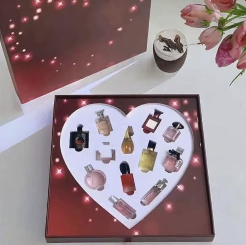BEAUTIVANA Mini Perfume Gift Set for Women – 12-Piece Floral