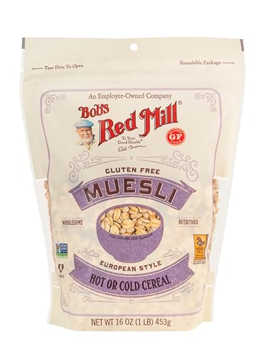Bob's Red Mill Gluten Free Muesli Cereal, 16oz (Pack of 4)