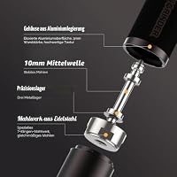 KINGrinder K7 Hand-Kaffeemühle, gerader Griff, magnetischer & Clip-Pulverbehälter, professionelles 7-Kanten Edelstahl-Konusmahlwerk, 30–35 g Fassungsvermögen – Ansicht 4