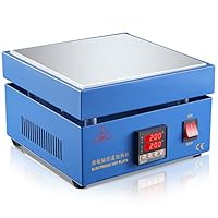 Soiiw Löten Hot Plate LED Mikrocomputer Elektrische Vorheizung Lötstation Schweißer 850 W 220 V Hot Plate Rework Heizer Lab 200 x 200 mm Platte EU Plug