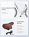 Viribus Womens Bike, 7 Speed Bike for Adults 24 in with Ratten Basket, Beach Cruiser Bike for Women, Step Through Bicycle for City Commuter, Retro Female Ladies Bicycle White 330 lb.