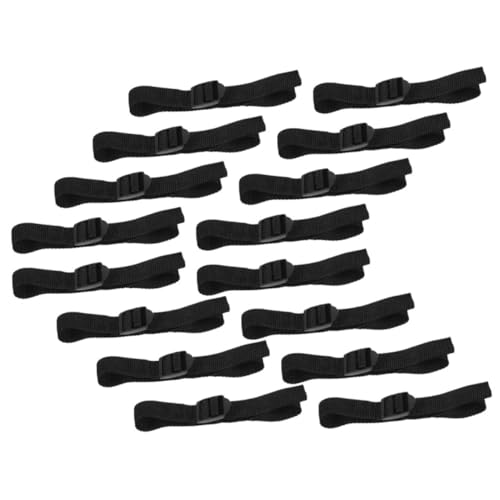 IWOWHERO Lawn Care Accessory 16pcs Adjustable Lawn Aerator Shoes Straps for Grass Cutting Shoes