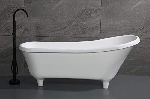 ALFI brand AB9960 Tub, 68.25"L x 29.4"W x 28.38"H, White Matte