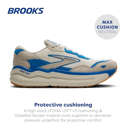 Image of Brooks Men's Ghost Max Suede /Leather Neutral Running & Walking Shoe