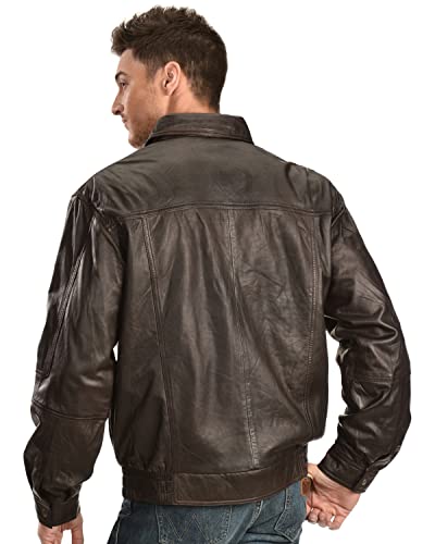 Scully Men's Premium Lambskin Jacket Chocolate3